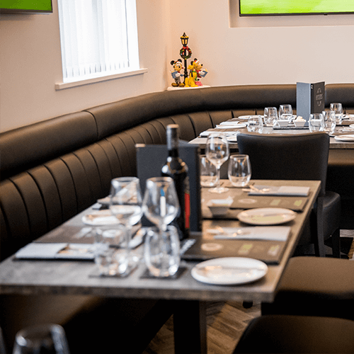 Corner Restaurant Booth Seating