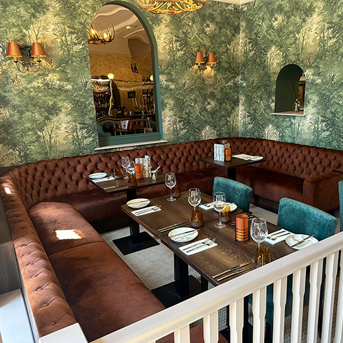 Moorhill House Banquette Seating U-Shaped
