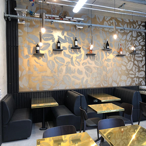 Zesty Leather Booth Seating