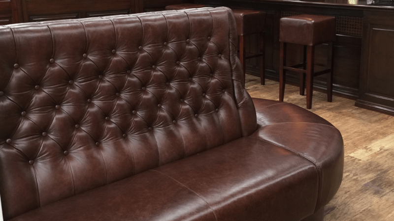 Pub Seating | Deep Button Style | Bench Seat