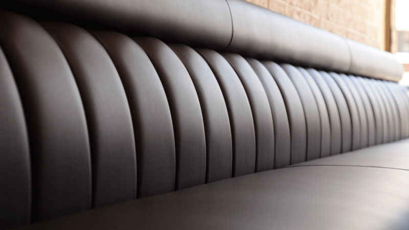 Commercial Seating | Flute And Roll Style