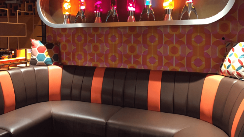 Nightclub Seating | Fluted Back Style | U-Shaped Banquette