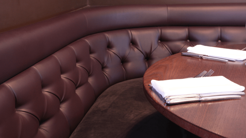 Restaurant Seating | Fully Bespoke Style | L-Shaped Banquette