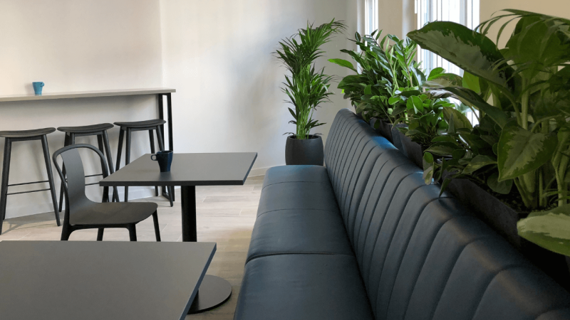 Office Seating | Fluted Back Seating Style | Planter Capping Addition