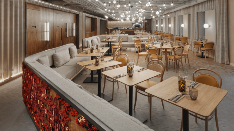 Restaurant Seating | Plain Back Seating Style | Bespoke Back Panel Addition