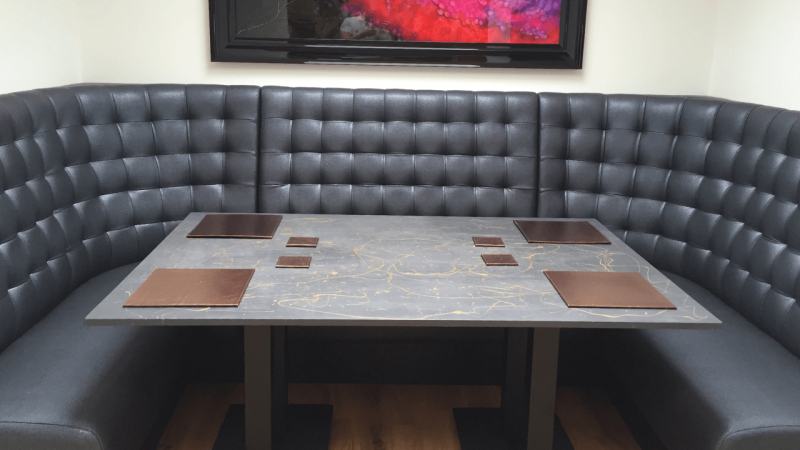 Kitchen Seating | Deep Button Style | U-Shaped Banquette